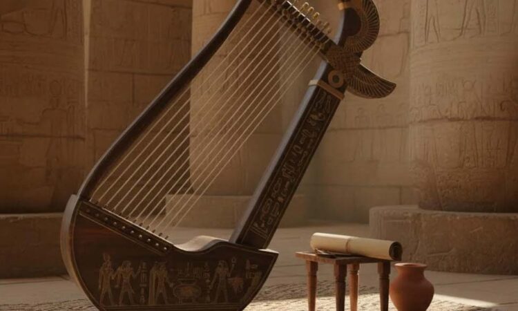 Harpa Mesir Kuno: Keindahan Alat Musik Petik Purba